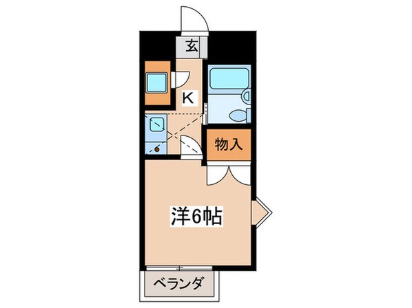 フローラルコートⅠの物件間取画像